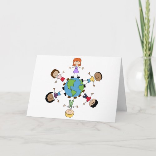 Children Around the World Card