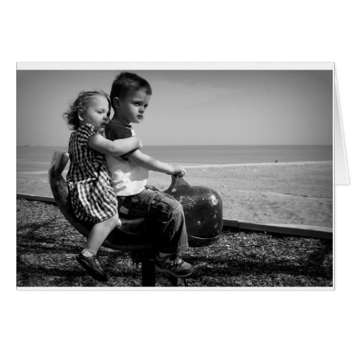 Children at the beach