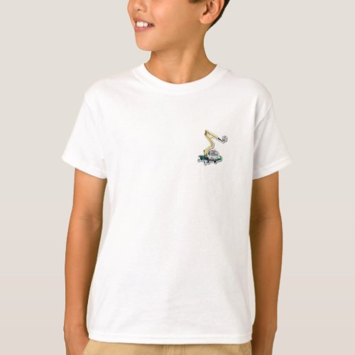 Children Basic T_shirt with lifting platform graph