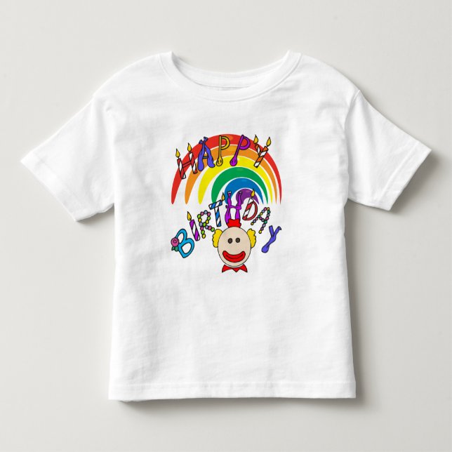 Children Birthday Toddler T-shirt (Front)