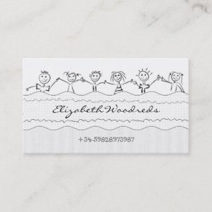 children business card