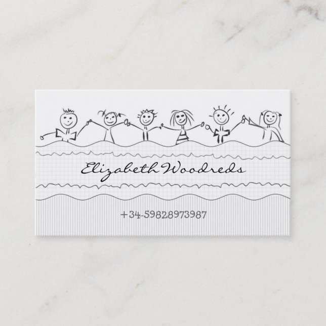 children business card (Front)