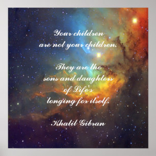 Children by Kahlil Gibran Poster