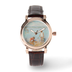 Children by the Sea (Summer Beach Scene) Watch