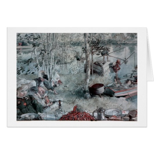 Children Catching Crawdads Cards (Front Horizontal)