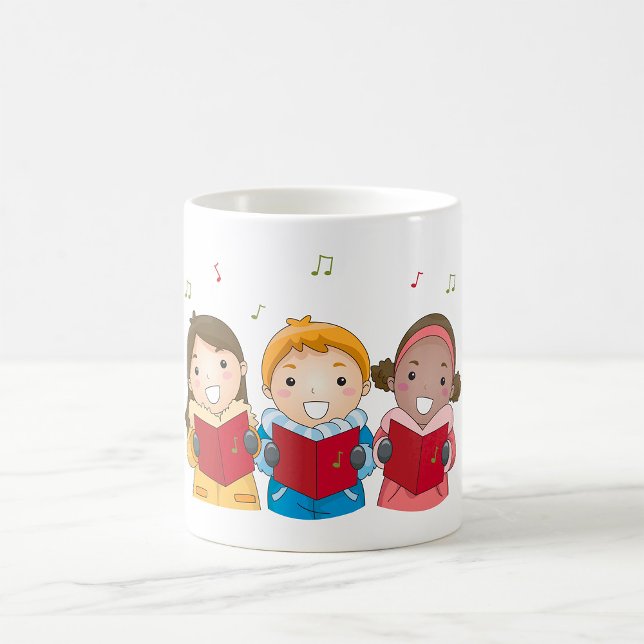 Children Christmas Carolers Winter Holiday Choir Coffee Mug (Creator Uploaded)