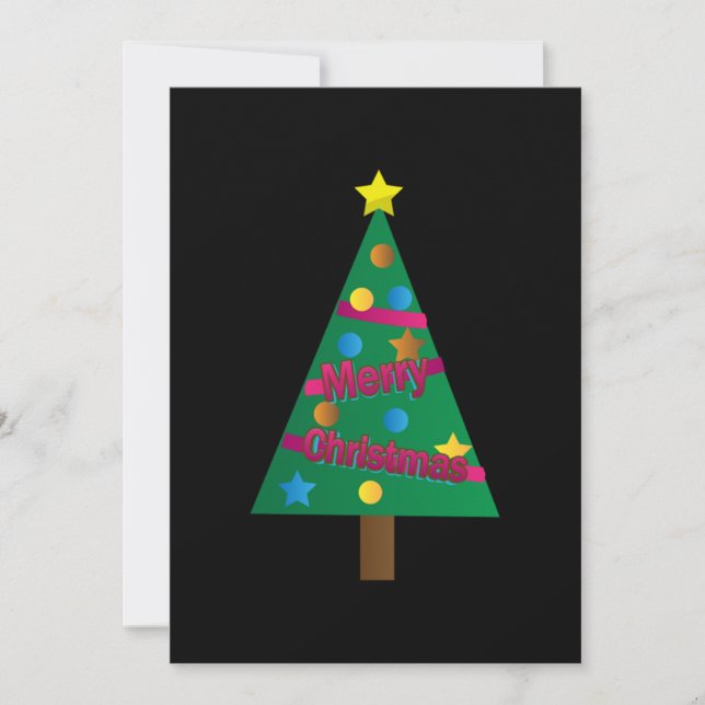 Children Christmas Tree   Save The Date (Front)