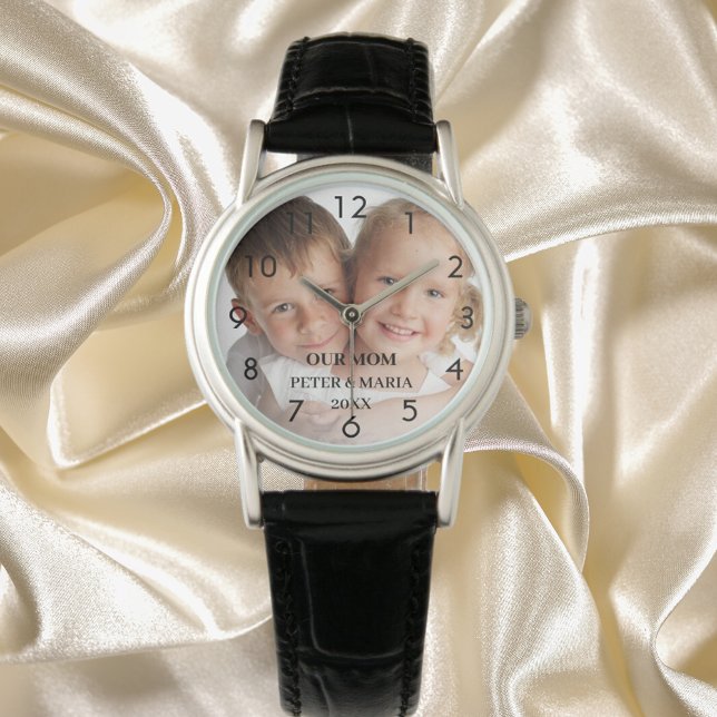 Children custom photo names year mom watch (Creator Uploaded)