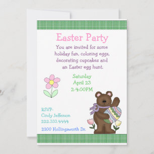 Children Easter Party Invitation