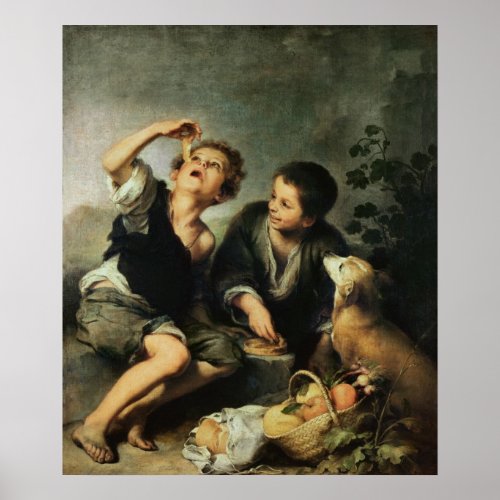 Children Eating a Pie 1670_75 Poster