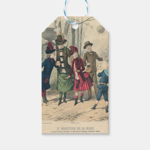 Children Family Antique Victorian Chilld Gift Tags