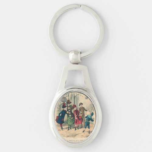 Children Family Antique Victorian Chilld Keychain