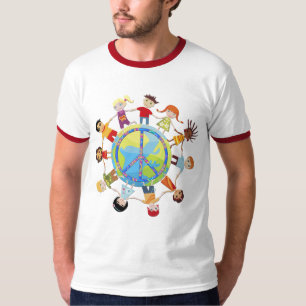 Children gather around the world for peace T-Shirt