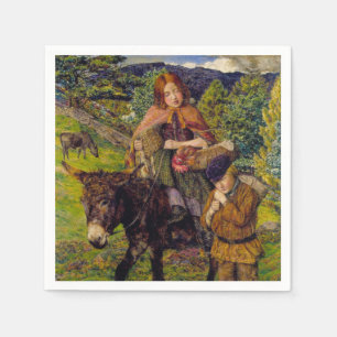 Children Going to Market (by John Lee) Napkins