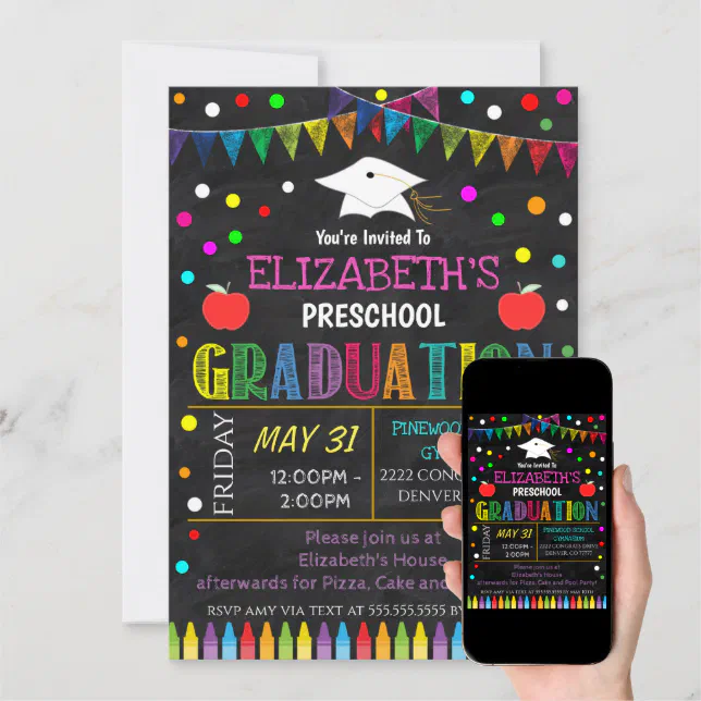 Children Graduation Ceremony Invitation | Zazzle