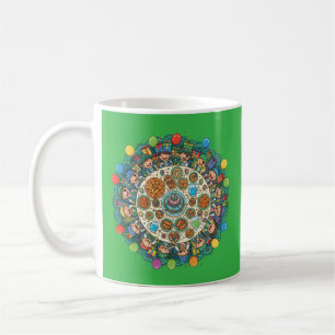 Children Green Pirate Costume Party Coffee Mug