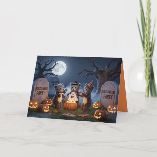 Children Halloween Party Invitation (Front)