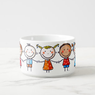 **CHILDREN HOLDING HANDS** BOWL