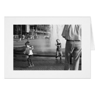 Children in Berlin Fountain Cards