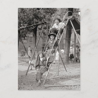 Children in Costume, 1922 Postcard