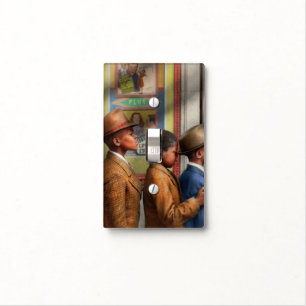 Children - In line to see a movie 1941 Light Switch Cover