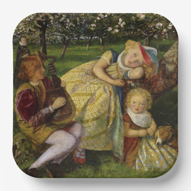 Children in the King's Orchard Paper Plates (Front)