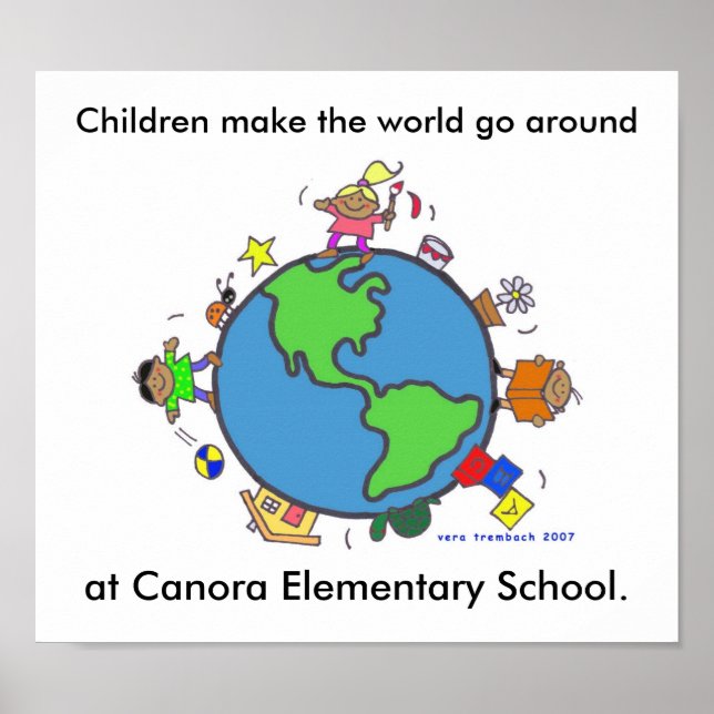 Children Make the World/Personalize/Vera Trembach Poster (Front)
