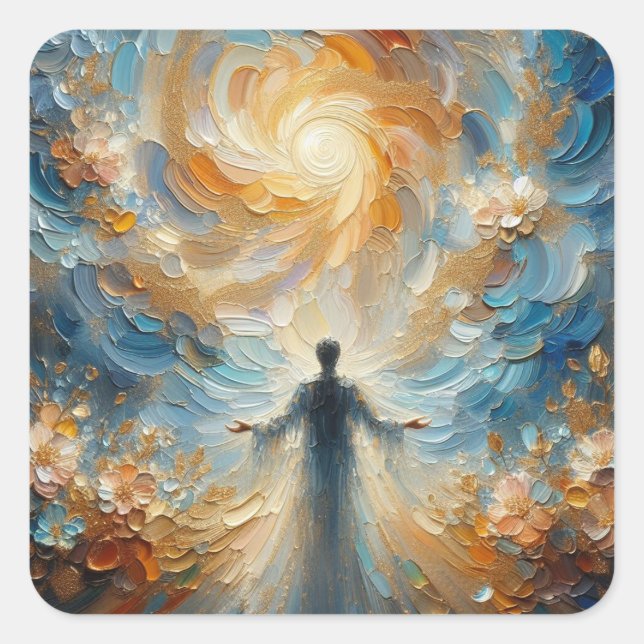 Children Most High God - Jesus Series Art Collecti Square Sticker (Front)