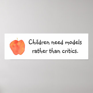 Children Need Models Poster