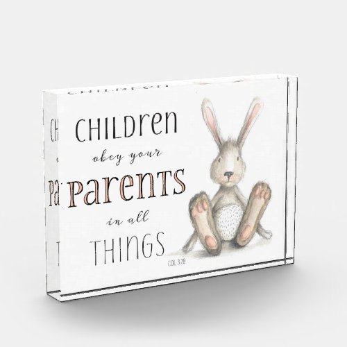 Children Obey Your Parents_Col 320 Photo Block