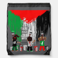 Children of Gaza Painting Palestine Flag 