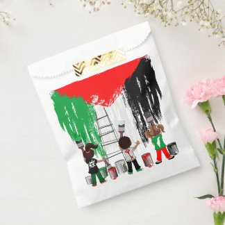 Children of Gaza Painting Palestine Flag  Favor Bag