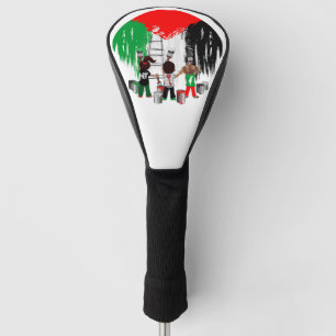 Children of Gaza Painting Palestine Flag Golf Head Cover