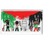 Children of Gaza Painting Palestine Flag  Place Card Holder