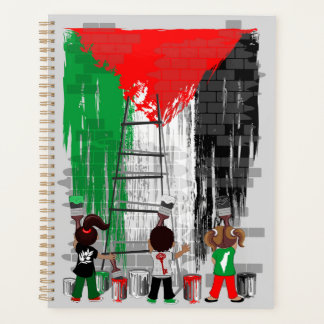 Children of Gaza Painting Palestine Flag  Planner