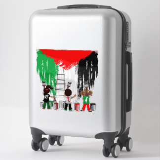 Children of Gaza Painting Palestine Flag  Sticker