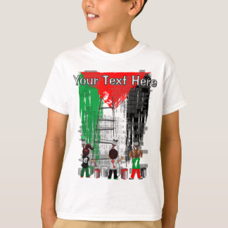 Children of Gaza Painting Palestine Flag  T-Shirt