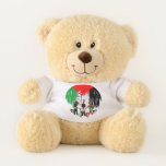 Children of Gaza Painting Palestine Flag  Teddy Bear