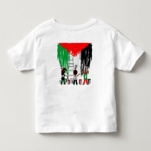 Children of Gaza Painting Palestine Flag  Toddler T-shirt