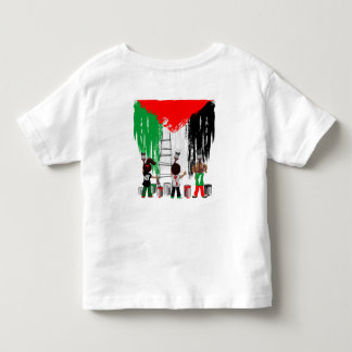 Children of Gaza Painting Palestine Flag  Toddler T-shirt