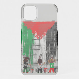 Children of Gaza Painting Palestine Flag iPhone 11 Case