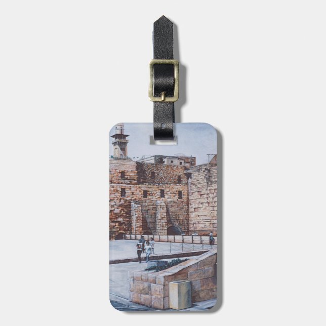 Children of Israel's Second Temple Luggage Tag (Front Vertical)