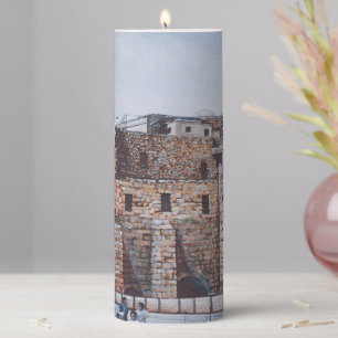 Children of Israel's Second Temple Pillar Candle