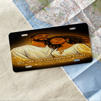 Children of Light License Plate