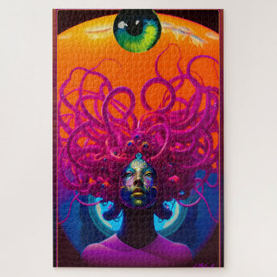 Children of Medusa Ken Gage Surrealism Jigsaw Puzzle