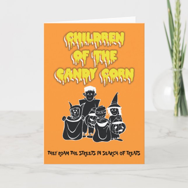 Children of the Candy Corn Card (Front)