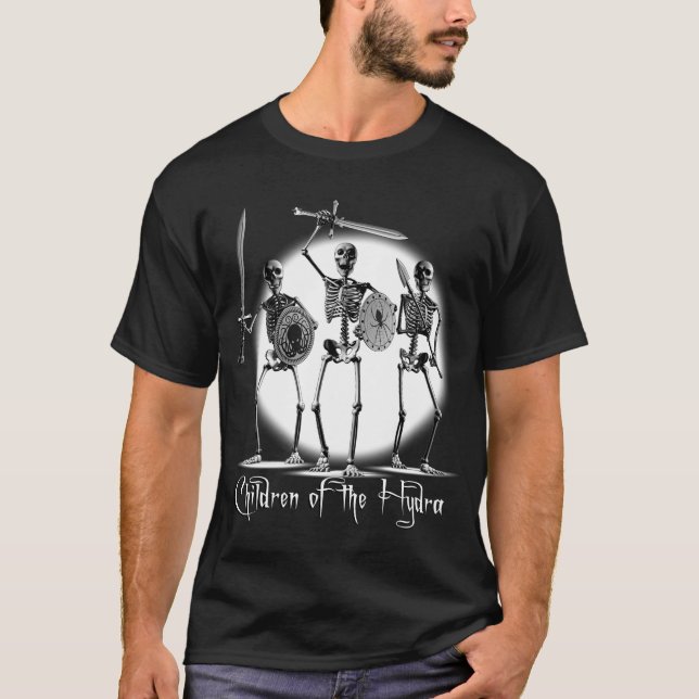 'Children of the Hydra' Skeletons (dark)T-Shirts T-Shirt (Front)