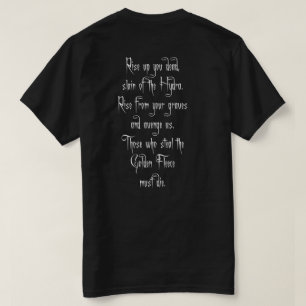 'Children of the Hydra' Skeletons & Quote T-Shirt