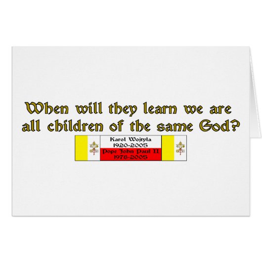 Children of the Same God 1 Cards (Front Horizontal)