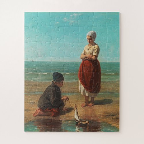 Children of the sea Jozef Israels Jigsaw Puzzle